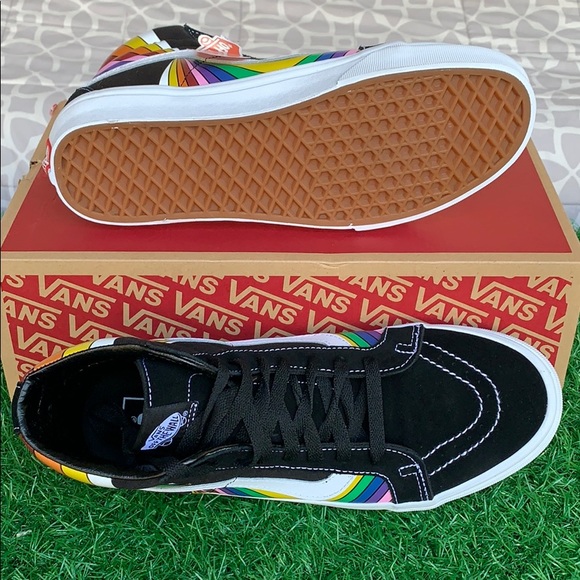 VANS SK8-Hi REISSUE REFRACT TRUE WHITE/MULTI MEN’s - Picture 5 of 16